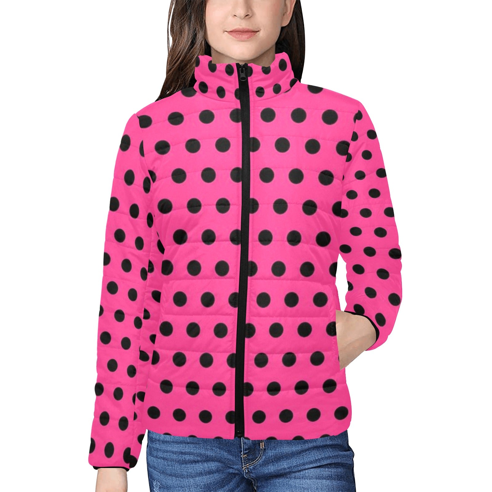 KSC's Exclusive  Women's Stand Collar Padded Jackets (10) Designs/Styles - Women's stand collar padded jacket(H41)