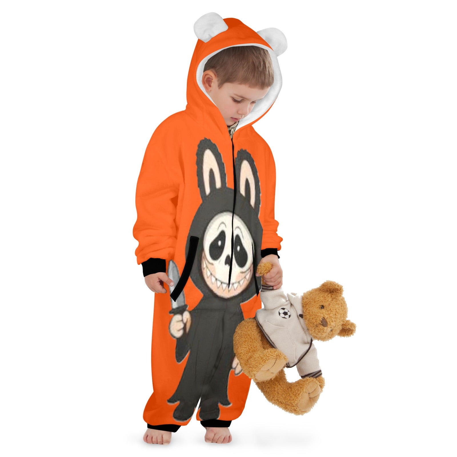 KSC's Halloween Exclusive Little Kid Unisex Onesie Ghost Face Scary Movie Design 3