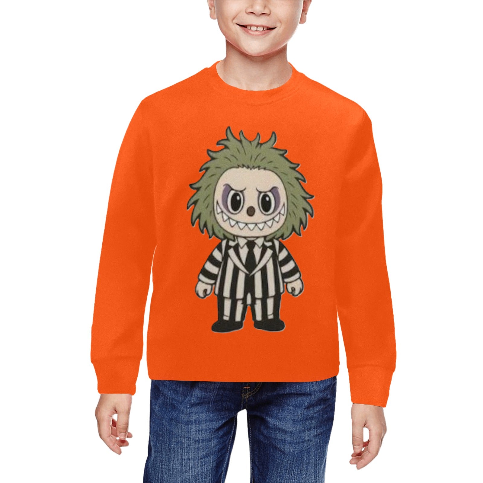 Halloween Rabbit Labubu Unisex Youth Sweatshirts - Assorted Unisex Youth/Kid's Crewneck Sweatshirt