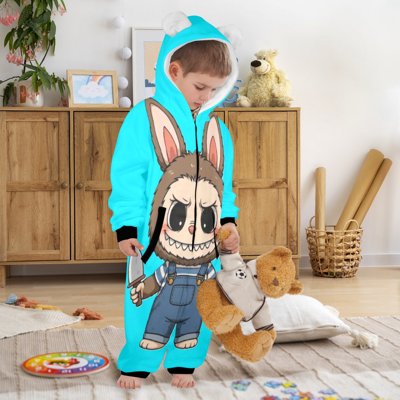 KSC's Halloween Exclusive Little Kids Unisex Onesie Labubu Chucky