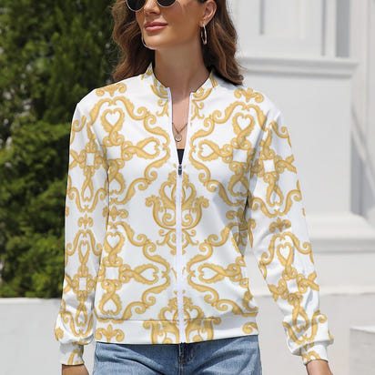 Women's Long Sleeve Zipper Jacket (10 Options) - KSC's Limited Edition Designer Collections