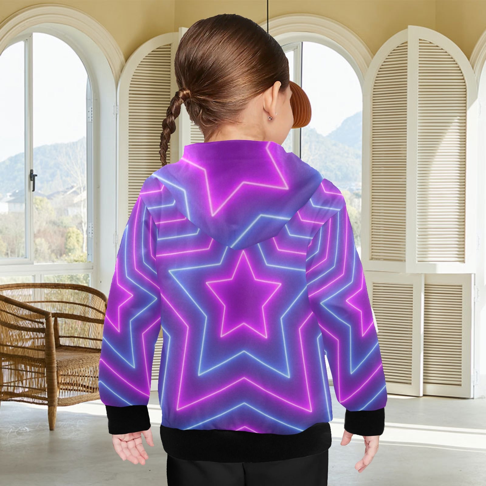 KSC's Exclusive Designs Little Girls' Long Sleeve Hoodie - Little Girls' Long Sleeve Hoodie