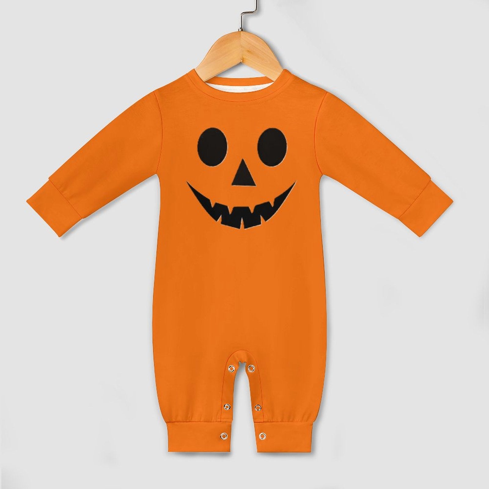 Baby Halloween Pumpkin Long-sleeve Onesie Set Type 2