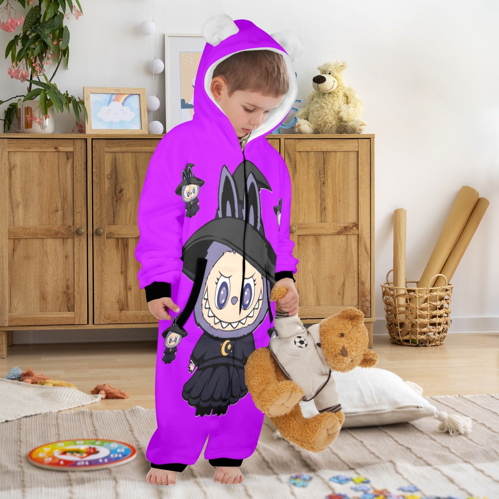 KSC's Halloween Exclusive Little Kids Unisex Onesie Labubu Witch