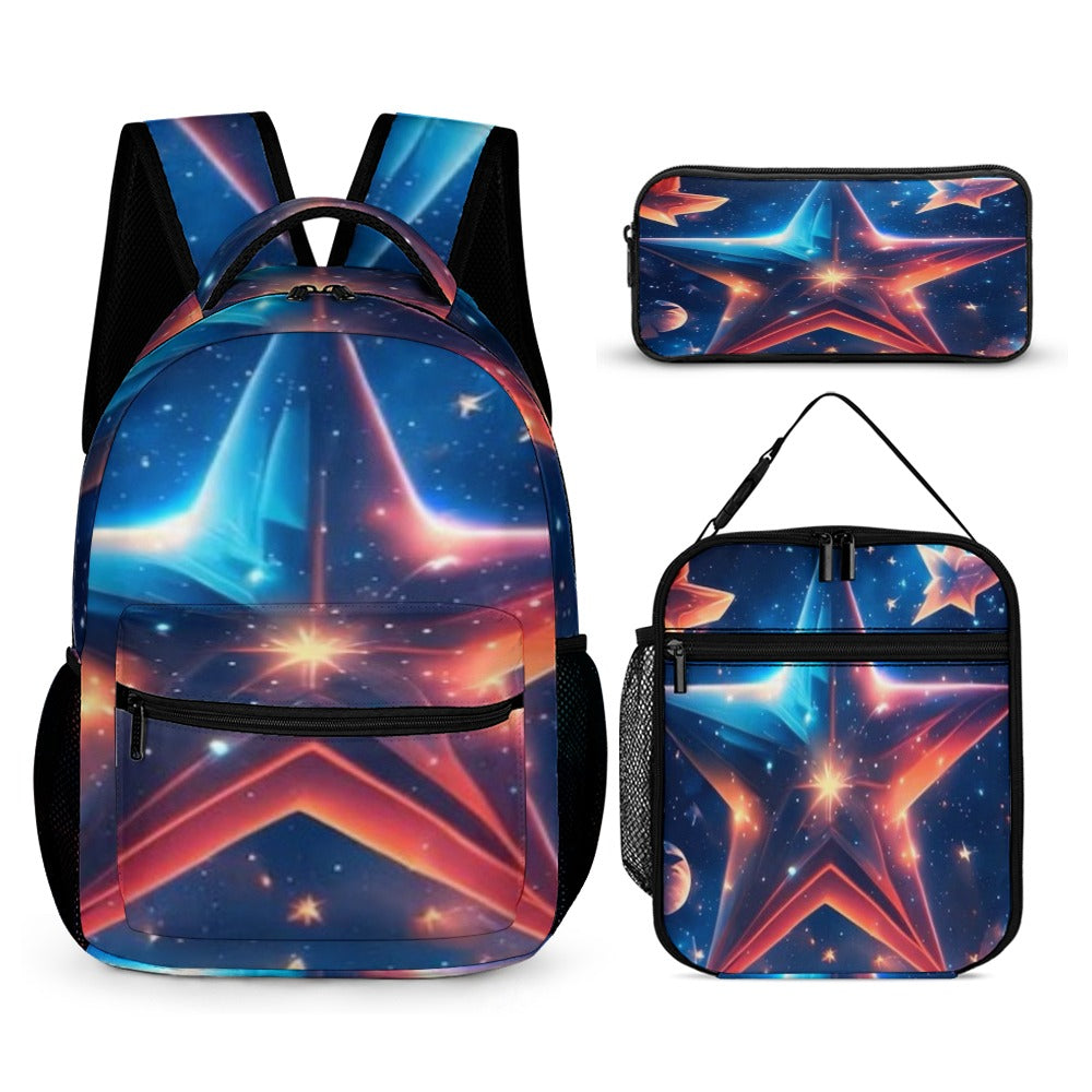 BACK TO SCHOOL BUNDLES -3PC Back To School Set - KSC's Custom Designs Back To School Sets - Backpacks, Three piece set combination Backpacks, Lunch Box, Pencil Bag/Organizer