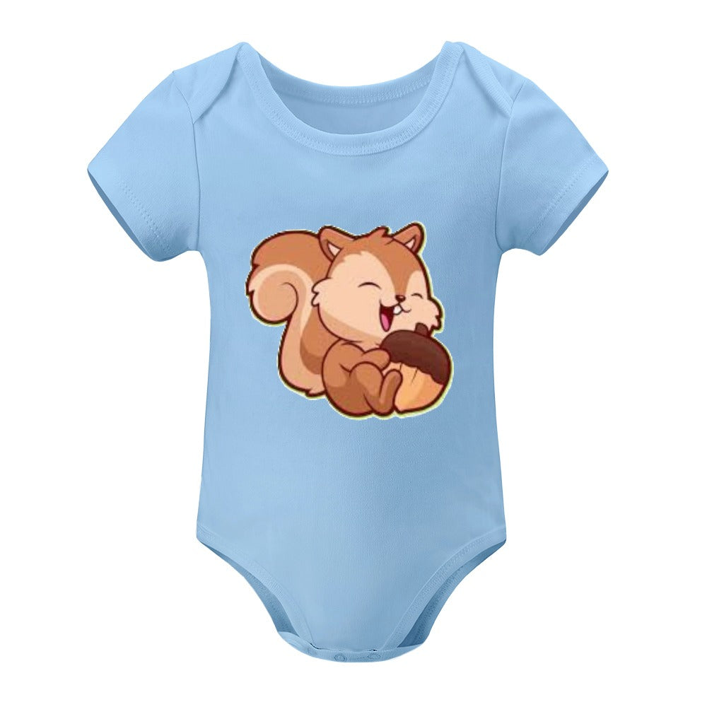 BABY BOY CLOTHING CARTOON PRINT DESIGNS BOYS Short -Sleeve Baby's Bodysuit - CARTOON PRINTS