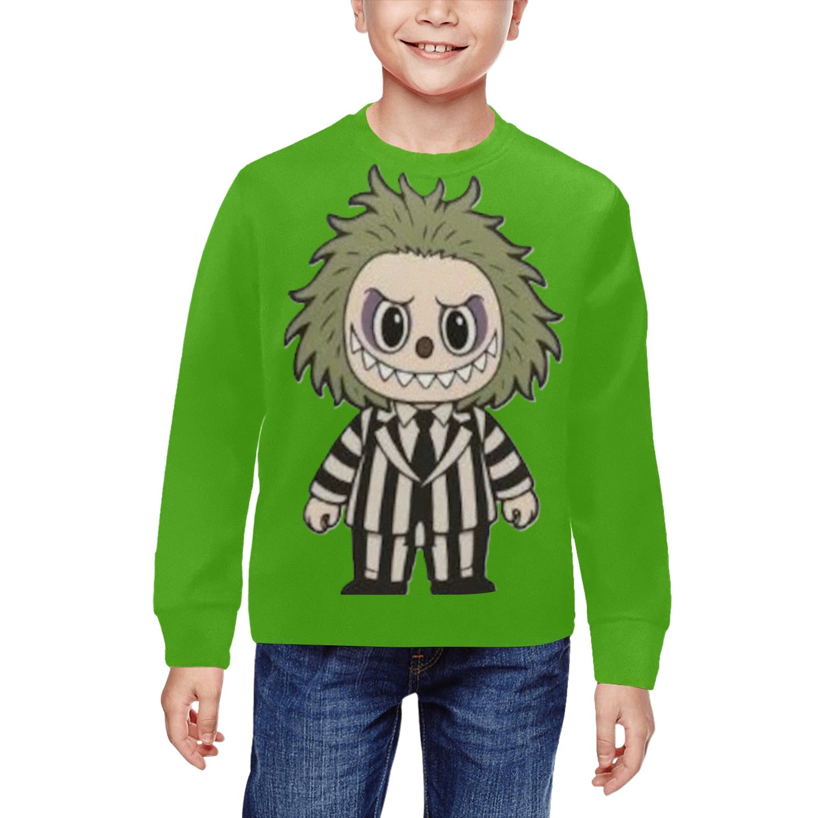 Halloween Rabbit Labubu Unisex Youth Sweatshirts - Assorted Unisex Youth/Kid's Crewneck Sweatshirt