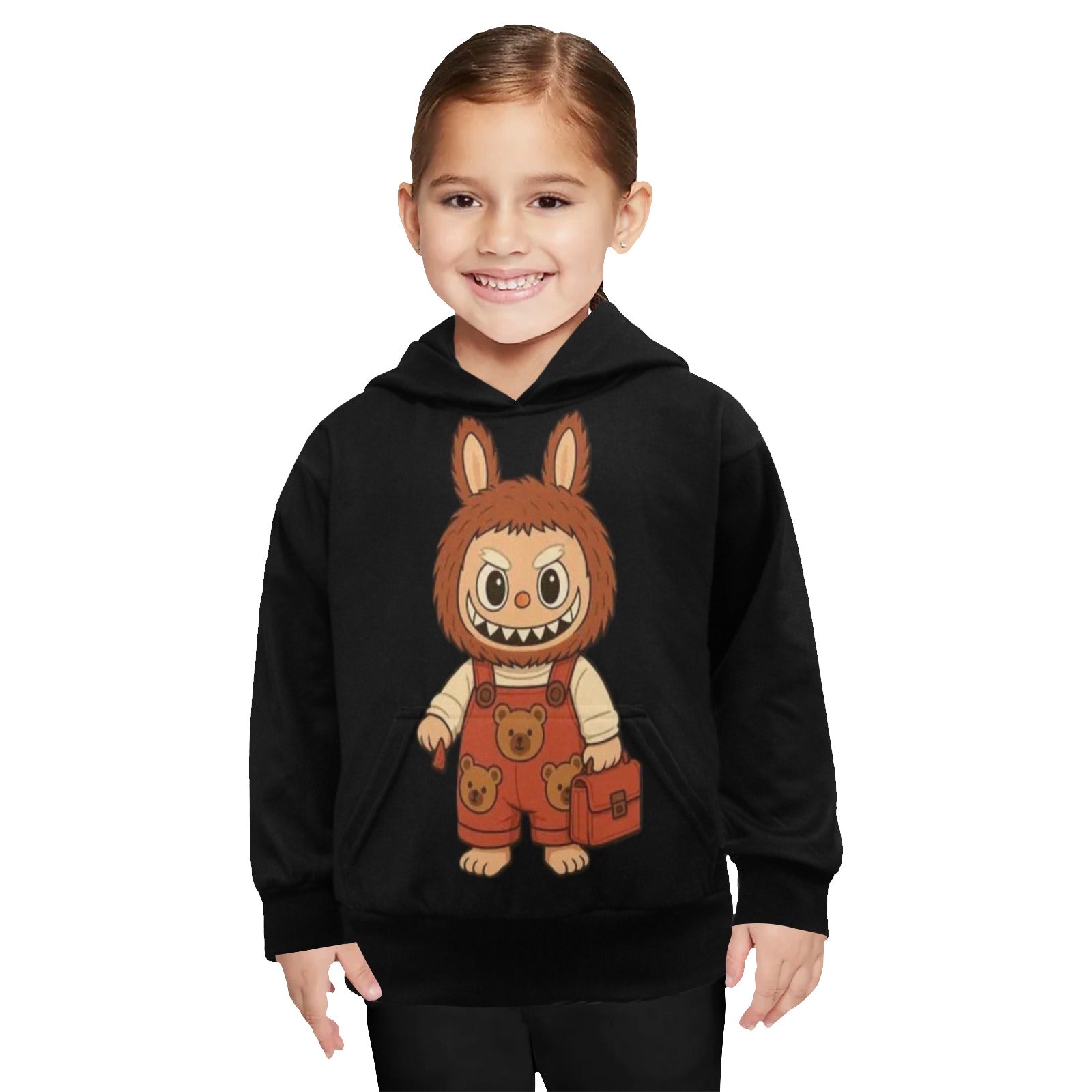 KSC's Limited Edition Labubu Hoodies -Little Girls' Long Sleeve Hoodie