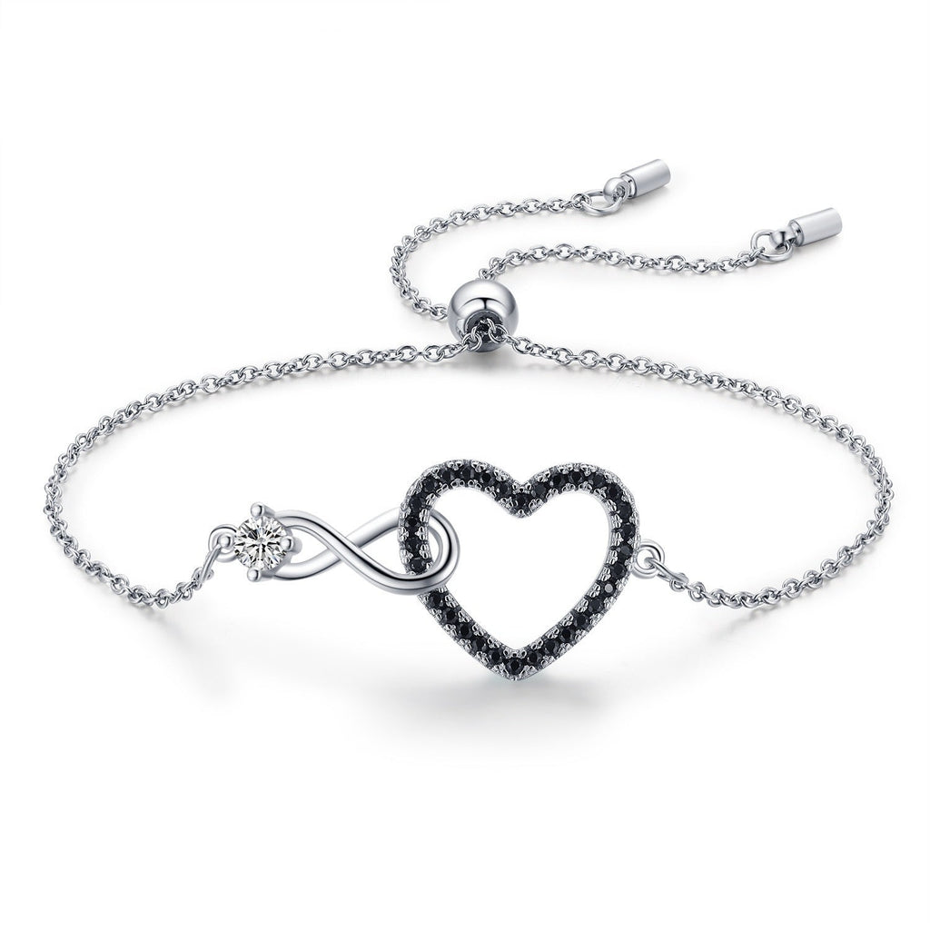 Stylish & Beautiful Heart Shaped Bracelet -Light Luxury Design Sense Heart-Shaped Bracelet
