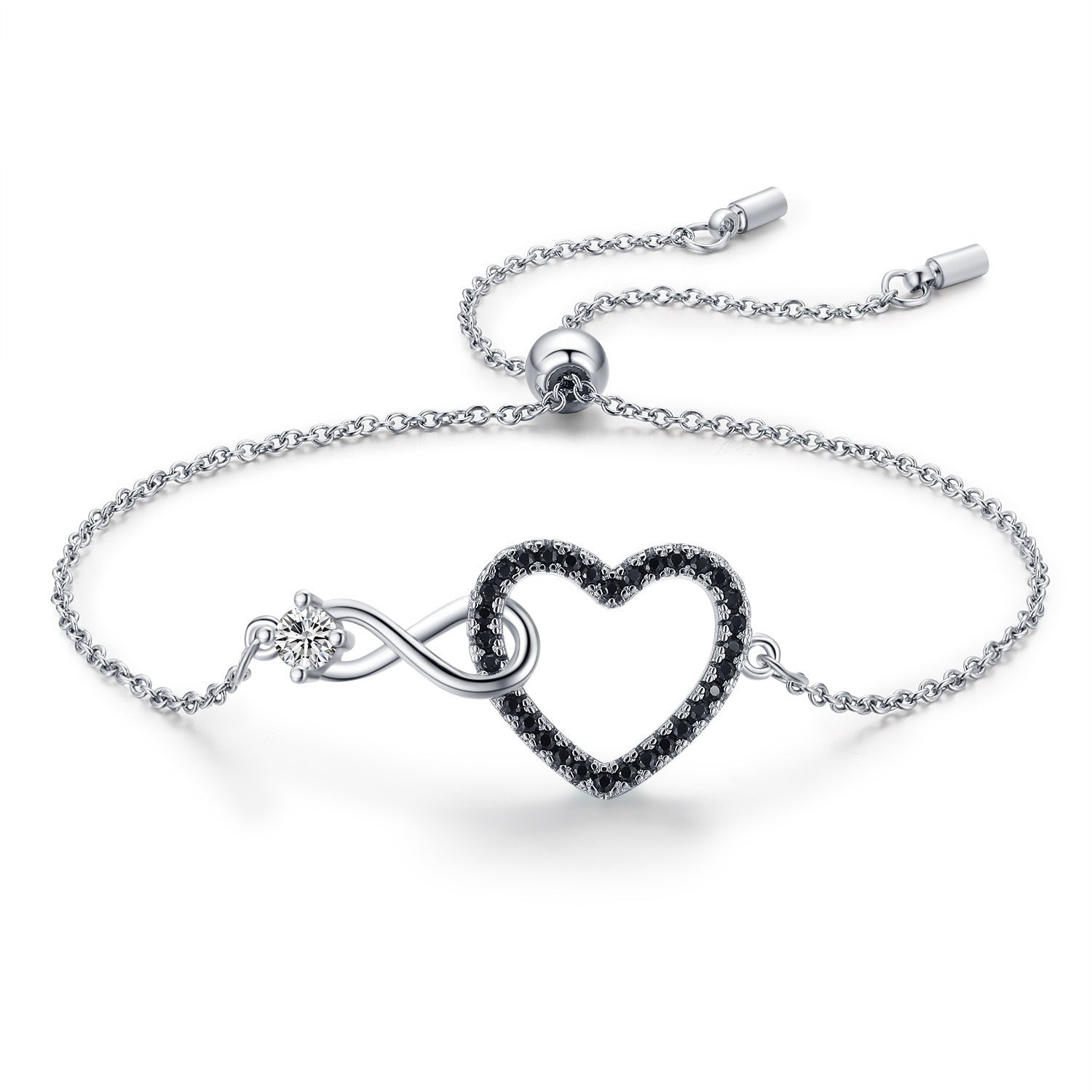 Stylish & Beautiful Heart Shaped Bracelet -Light Luxury Design Sense Heart-Shaped Bracelet