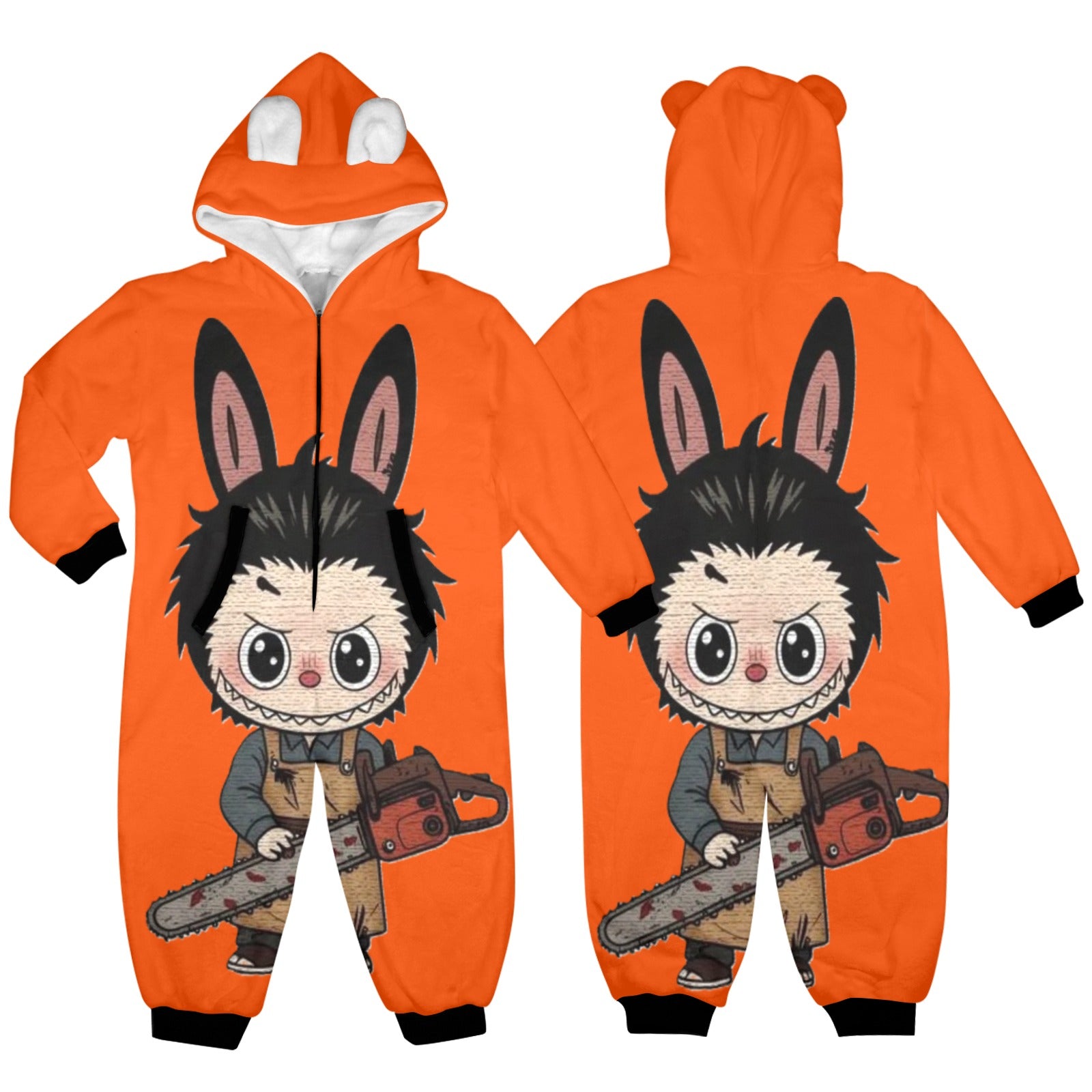 KSC's Halloween Exclusive Little Kids Unisex Onesie Labubu Chainsaw