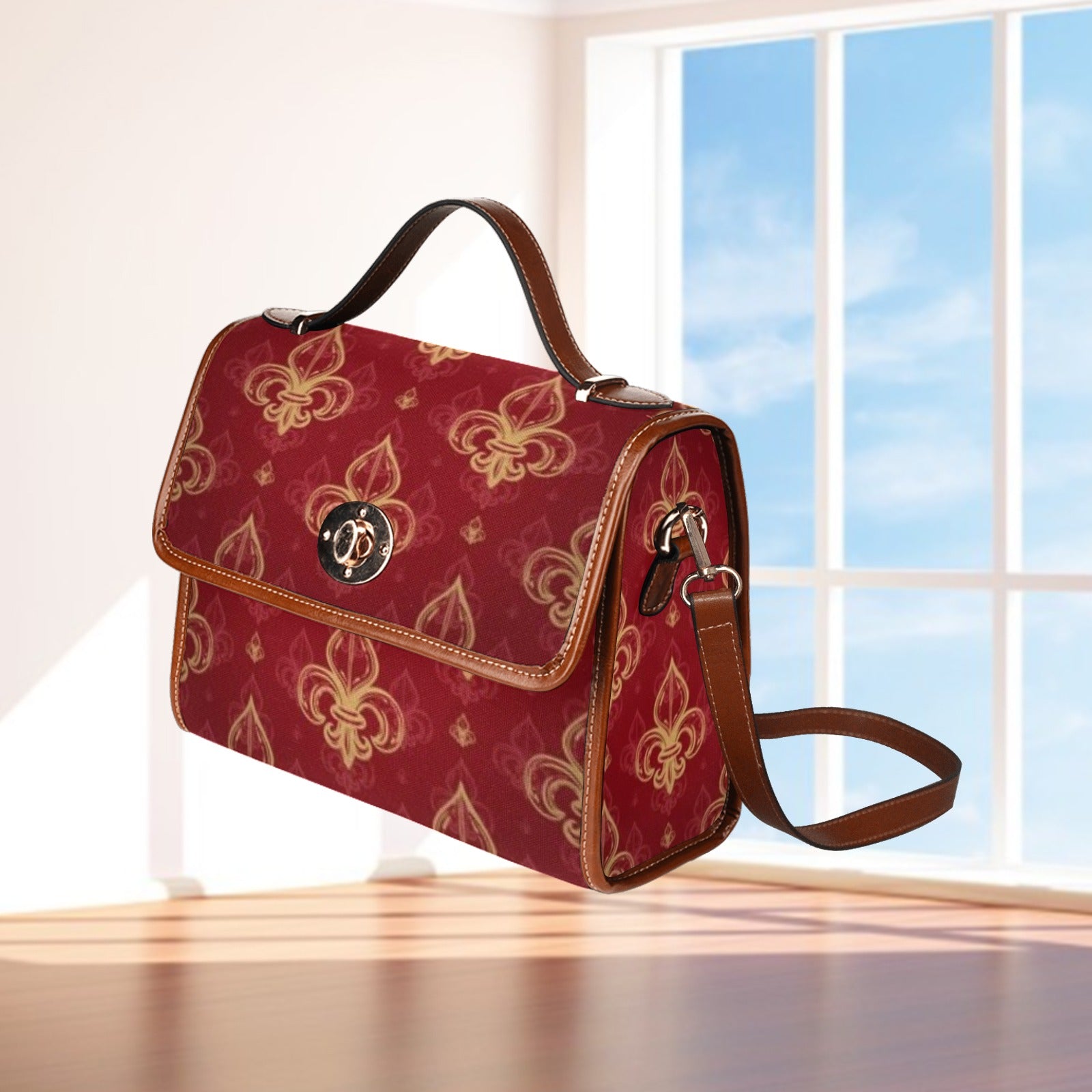 KSC's Custom Design's Waterproof Hand Bag-Brown Handle - 10 Options -Awesome Deal
