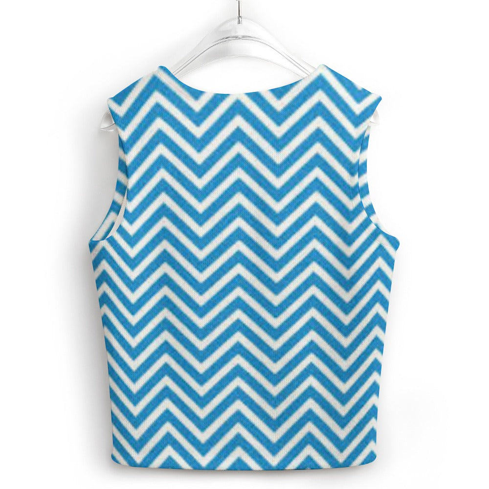 KSC's Custom Designs Women's Long Sleeve Button Knit Vest - 10 OPTIONS INSIDE