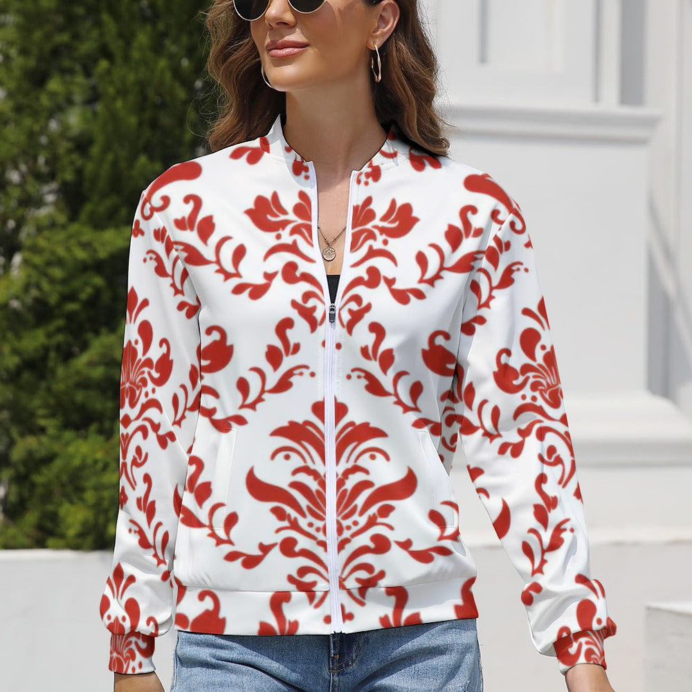 Women's Long Sleeve Zipper Jacket (10 Options) - KSC's Limited Edition Designer Collections