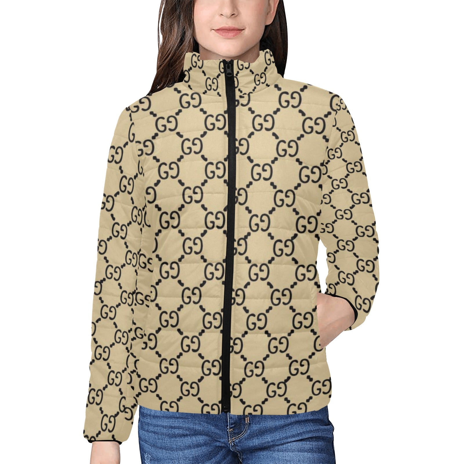 KSC's Exclusive  Women's Stand Collar Padded Jackets (10) Designs/Styles - Women's stand collar padded jacket(H41)