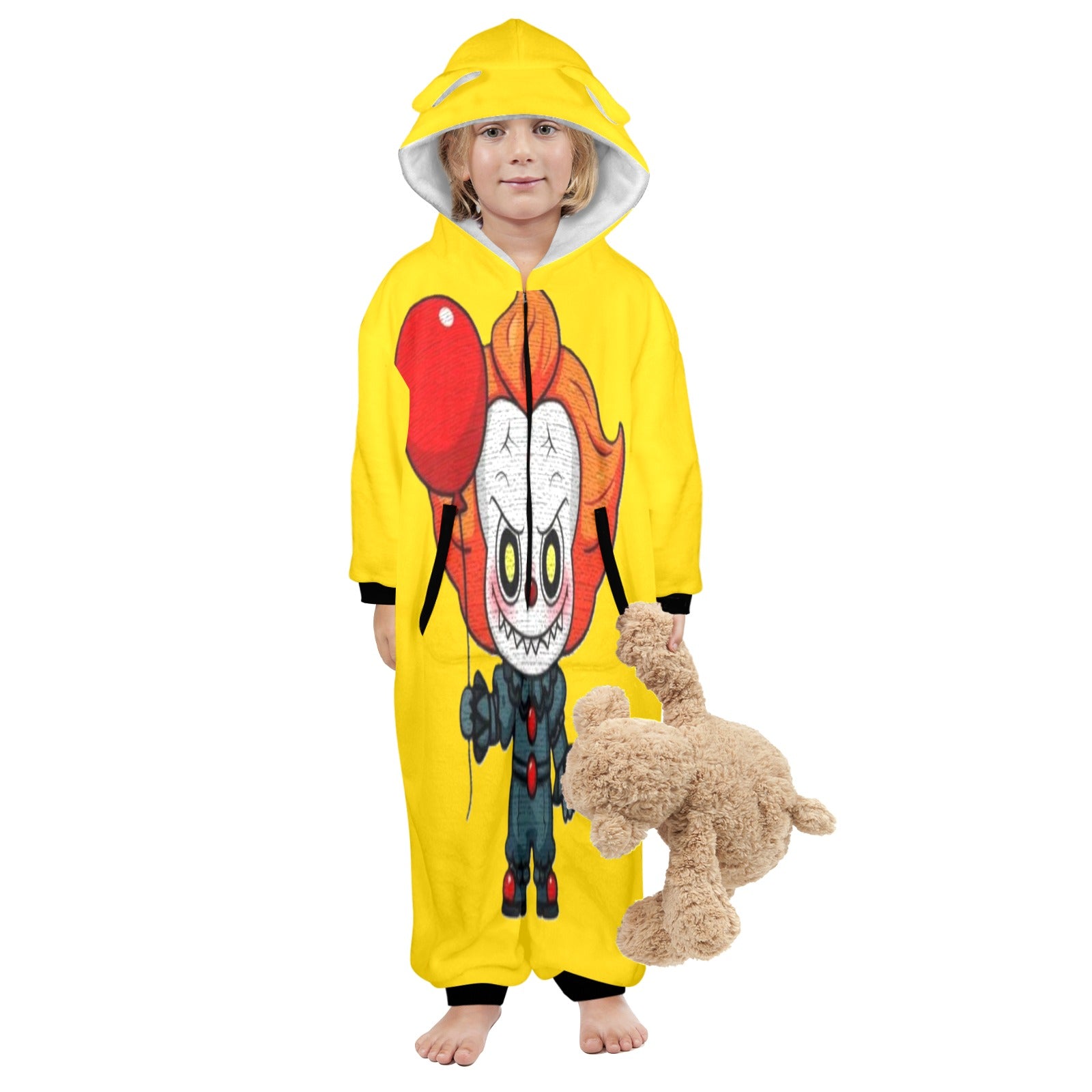 KSC's Exclusive Halloween Penny Clown Labubu Little Kid Unisex Onesie 2 to 7 years old