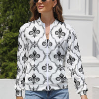 Women's Long Sleeve Zipper Jacket (10 Options) - KSC's Limited Edition Designer Collections