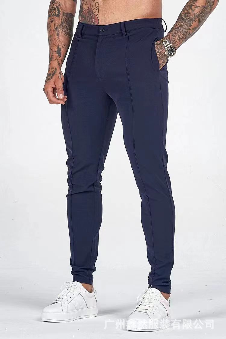 Shop KSC's  Hot Casual Pants New Men's Slim pants straight leg tracksuit pants