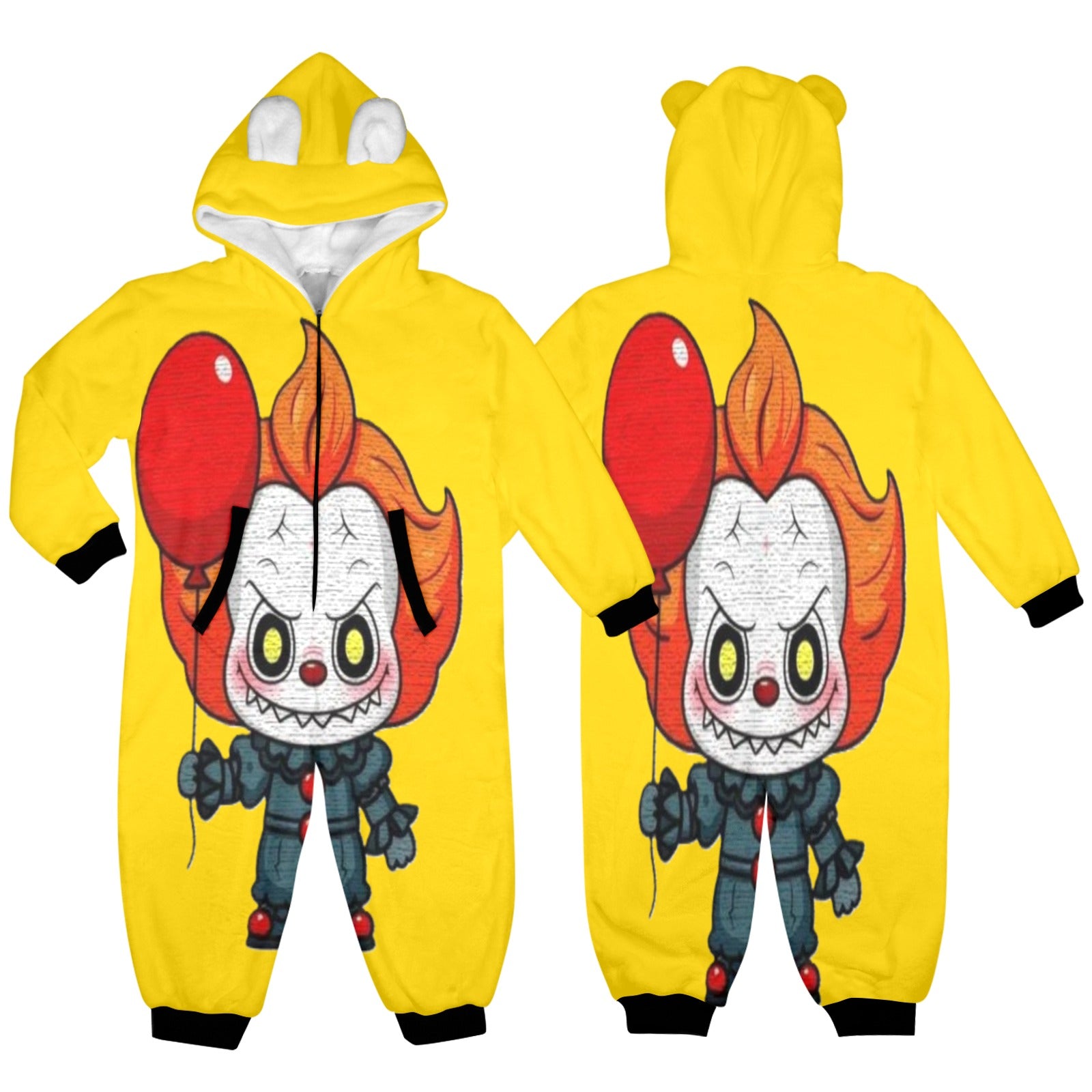 KSC's Exclusive Halloween Penny Clown Labubu Little Kid Unisex Onesie 2 to 7 years old