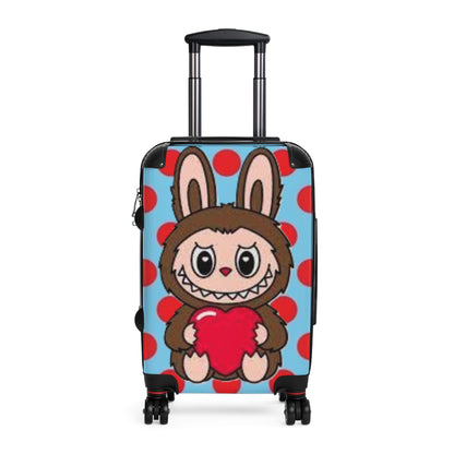 Cute Labubu Bunny Carry-On Suitcase, Travel Luggage, Kids' Weekend Bag, Animal-Themed Carry-On, Adventurous Travel Gear