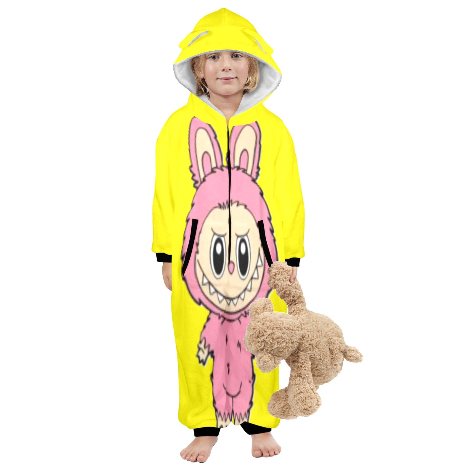 KSC's Exclusive Labubu Little Kids Onesies (2 to 7 Years Old) - Pink Labubu