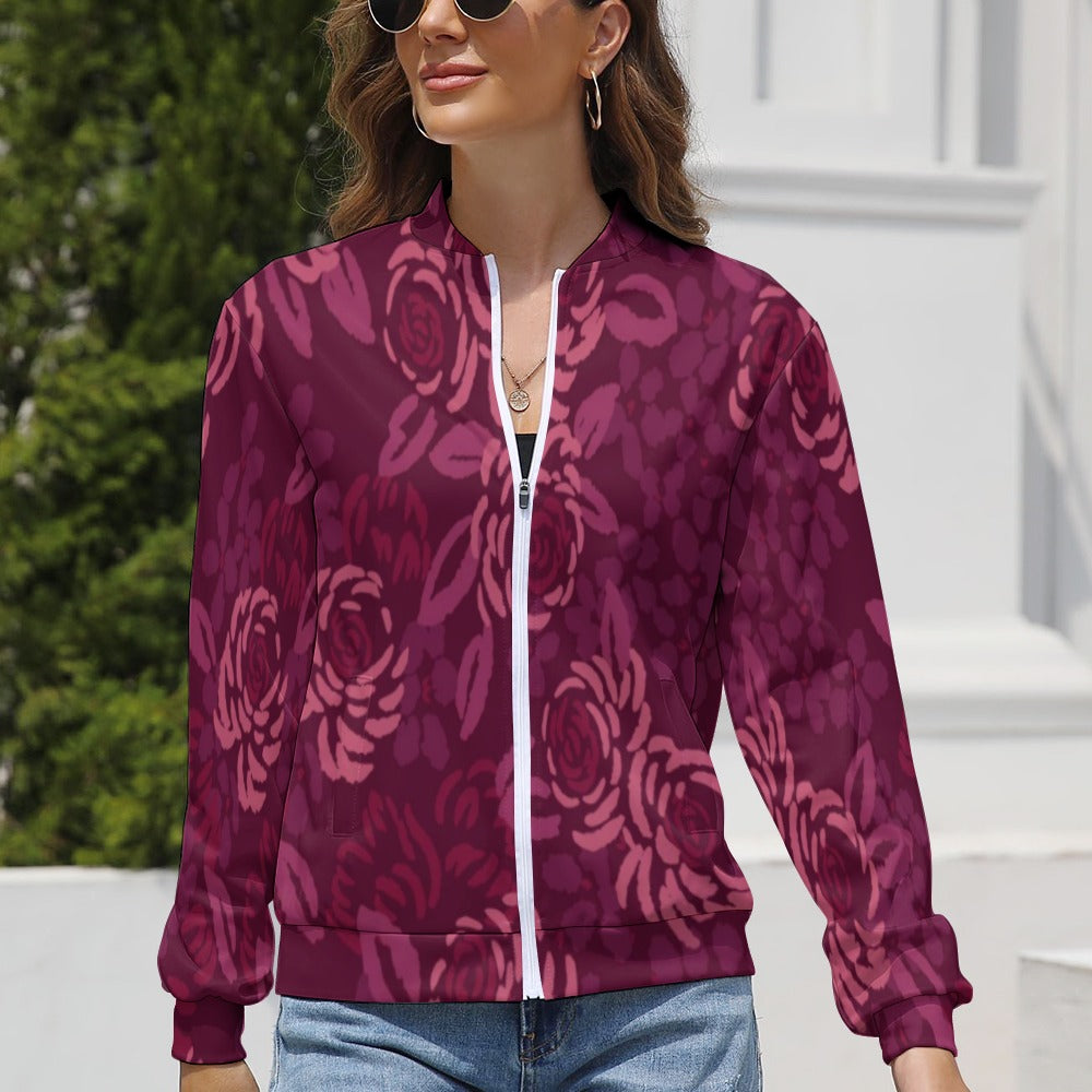 Women's Long Sleeve Zipper Jacket (10 Options) - KSC's Limited Edition Designer Collections