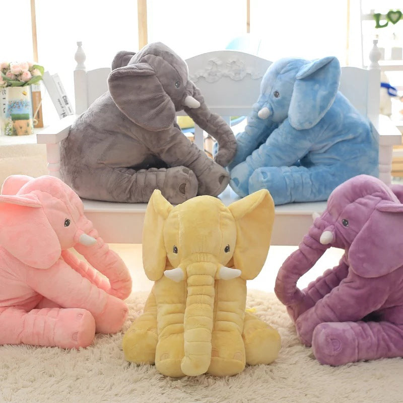 Plushy Soothing Elephant Pillow Long Nose Baby Elephant Plush Toy