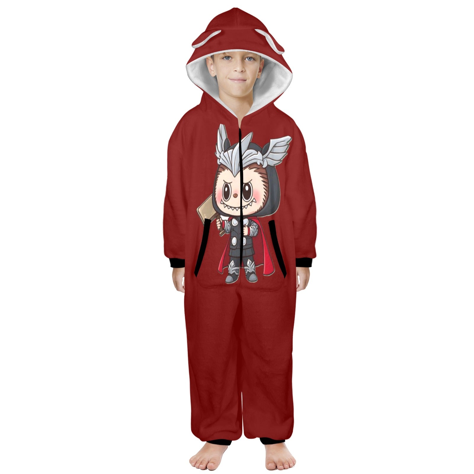 KSC's Exclusive Big Kids Onesie Labubu (8 to 15 Years) Red Thor