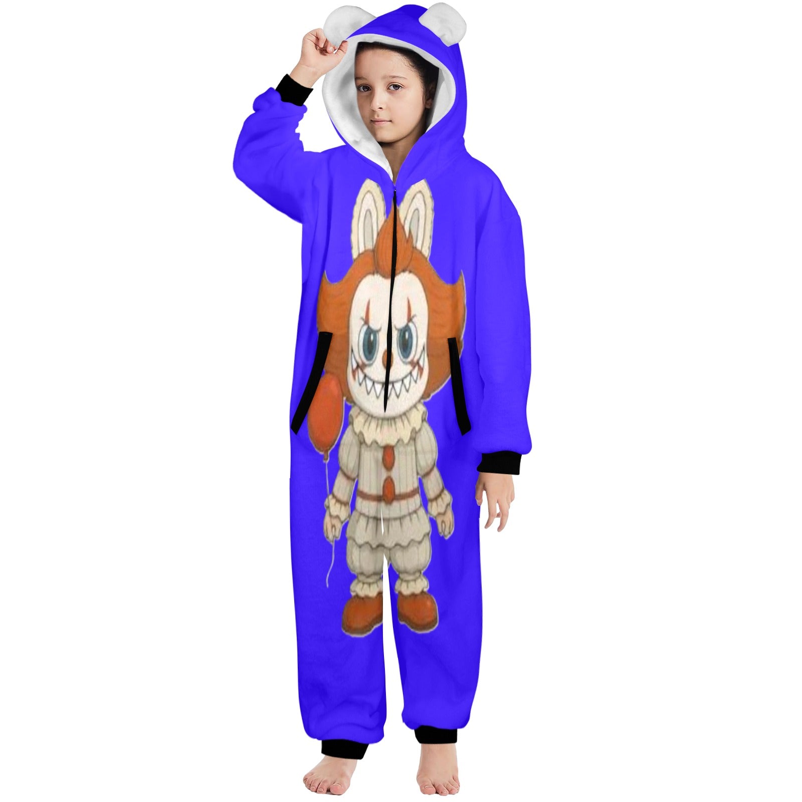 KSC's Halloween Big Kids Unisex Onesies (8 to 15 Years) Pennywise Labubu