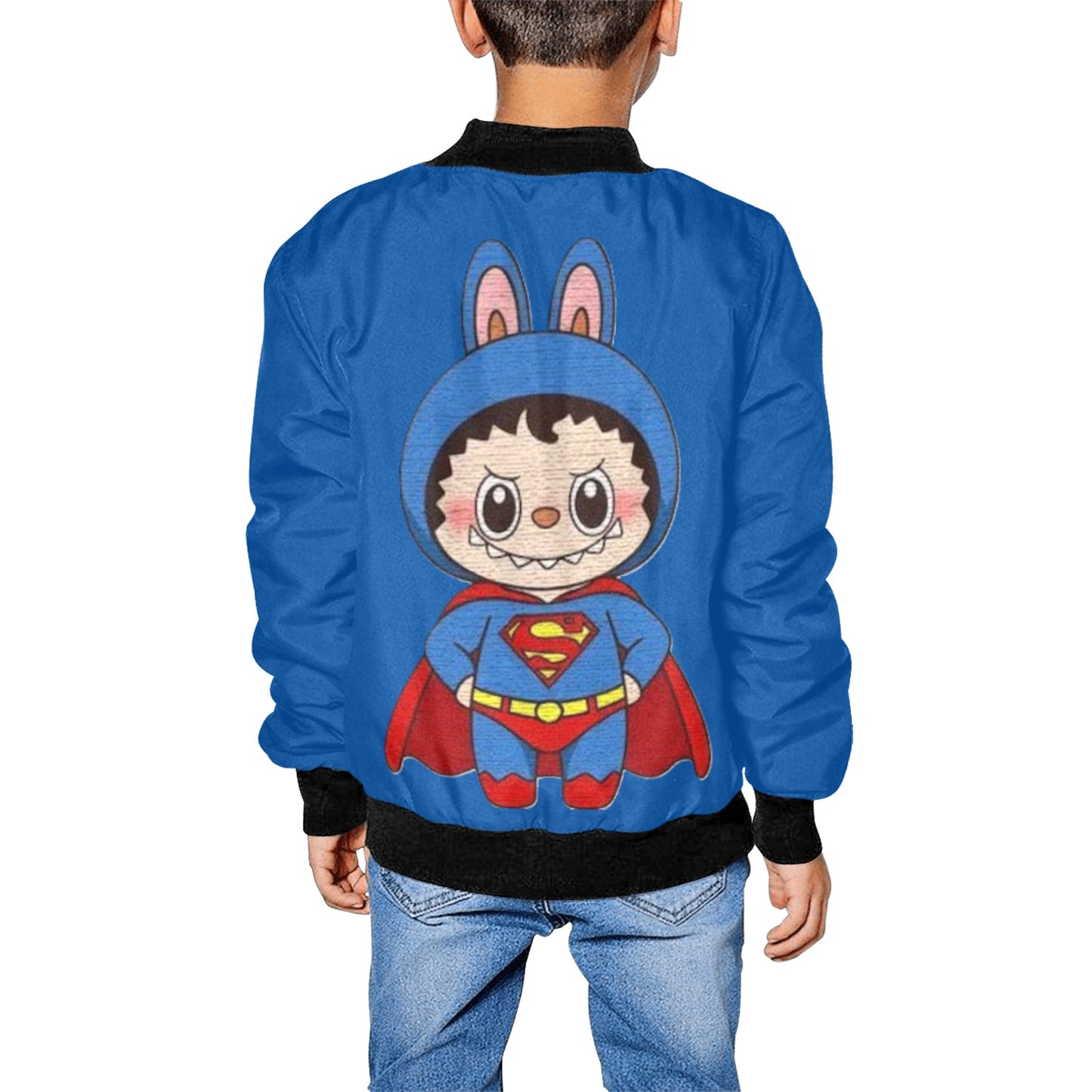 🧥🔥 “Too Cool for Recess!” Labubu Kid’s Bomber Jacket - Kid's Bomber Jacket