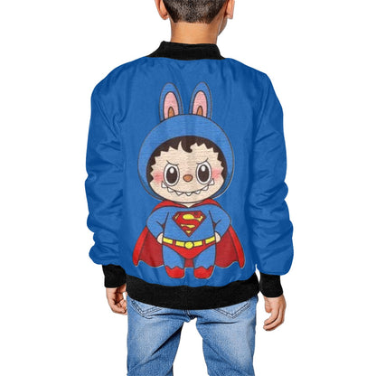 🧥🔥 “Too Cool for Recess!” Labubu Kid’s Bomber Jacket - Kid's Bomber Jacket