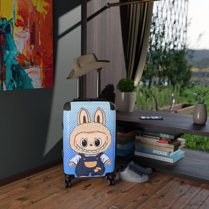 Cute Exclusive Limited Edition Suitcase for Kids, Labubu bunny Travel Luggage, Personalized Carry-On, Adorable Children's Travel Gear, Unique Gift Idea