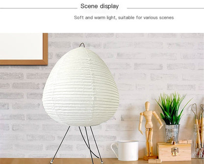 Nordic modern creative design bedroom study bedside decorative table lamp Nokou Yong Ji Ji Feng Net red handmade lantern