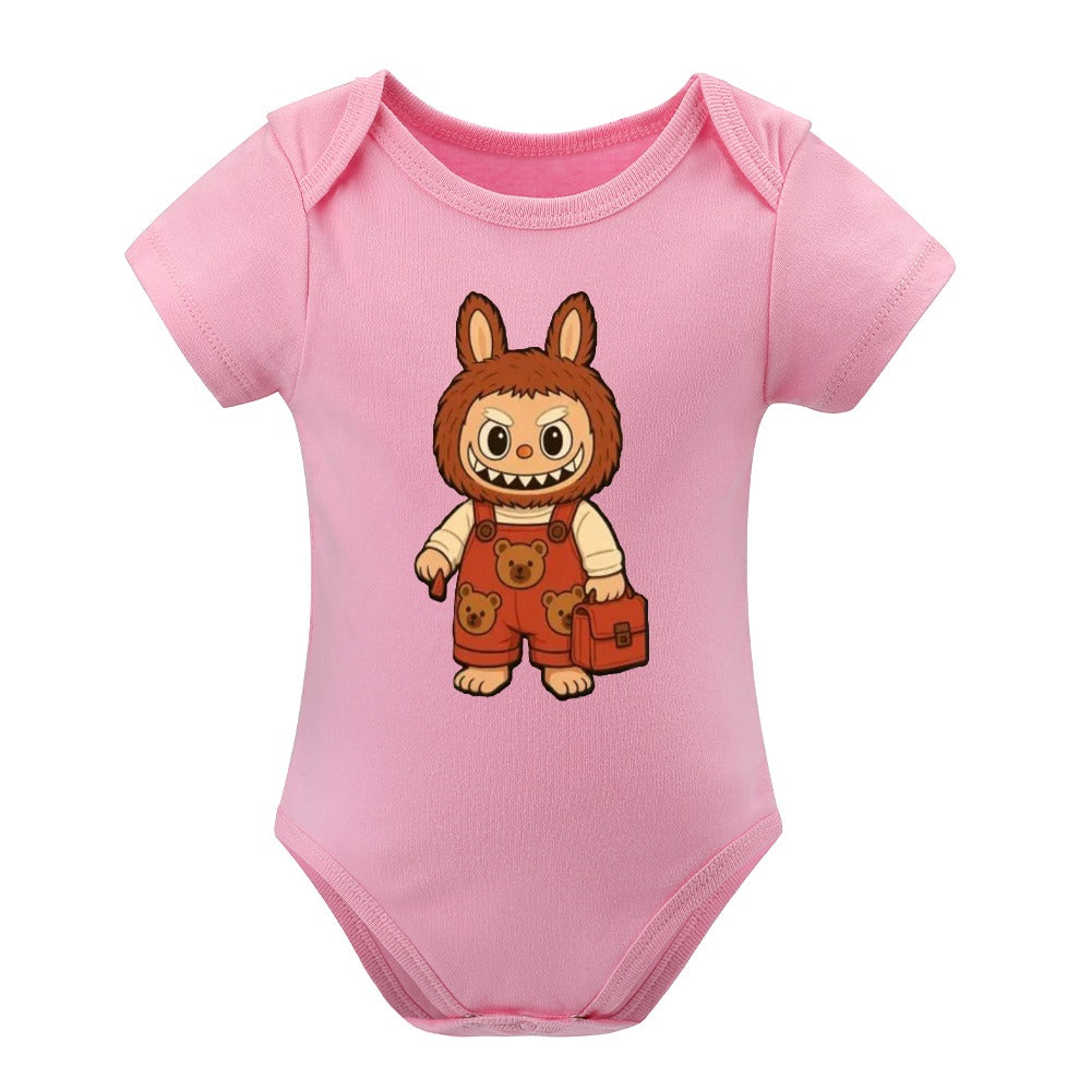 KSC's BABY LABUBU BODYSUIT -Short -Sleeve Baby's Bodysuit