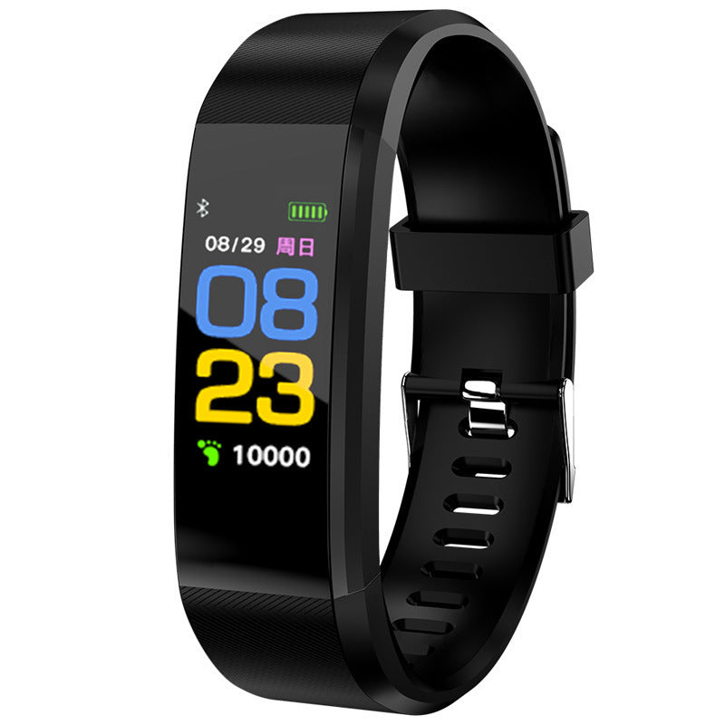 SMART FITNESS BRACELET - 115plus Smart Bracelet Bluetooth Sports Waterproof Heart Rate Blood Oxygen Adult Blood Pressure Electronic Bracelet Monitoring