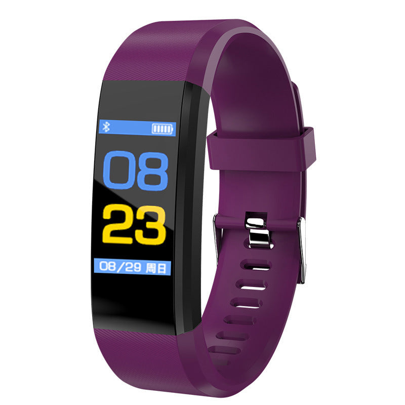 SMART FITNESS BRACELET - 115plus Smart Bracelet Bluetooth Sports Waterproof Heart Rate Blood Oxygen Adult Blood Pressure Electronic Bracelet Monitoring