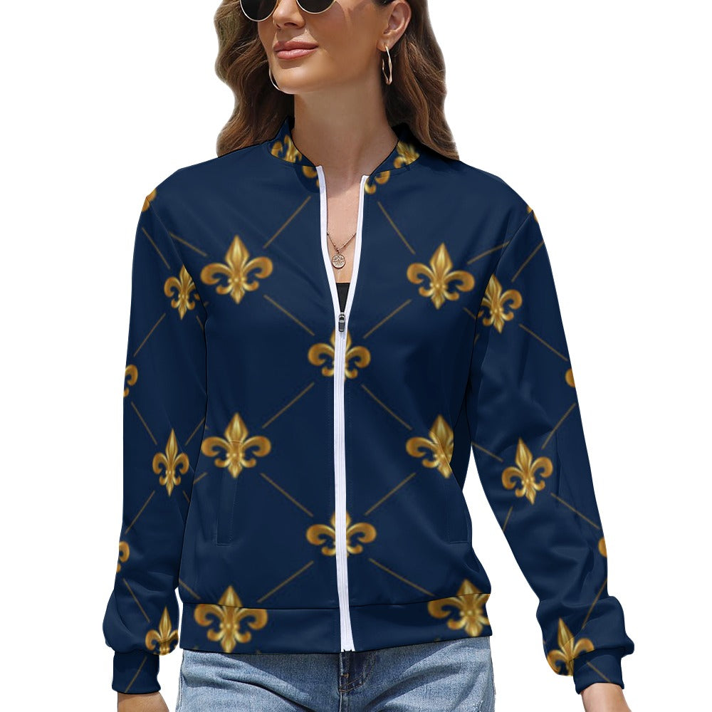 Women's Long Sleeve Zipper Jacket (10 Options) - KSC's Limited Edition Designer Collections