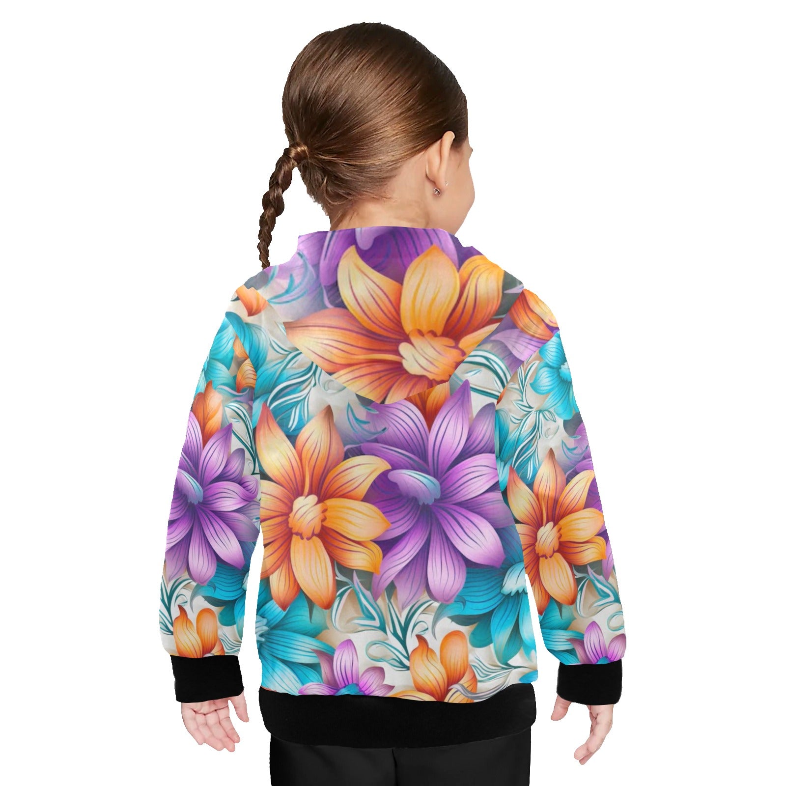 KSC's Designs Little Girls' Long Sleeve Hoodies