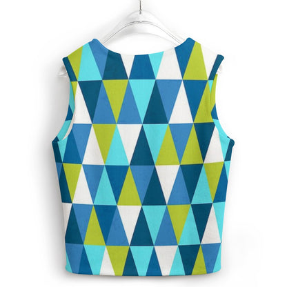 KSC's Custom Vest Designs Women's Long Sleeve Button Knit Vest