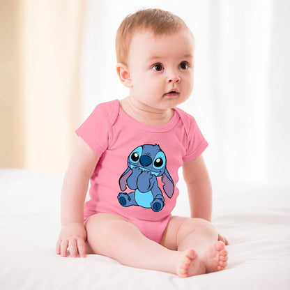 BABY GIRL CLOTHING CARTOON PRINT DESIGNS GIRL Short -Sleeve Baby's Bodysuit - CARTOON PRINTS