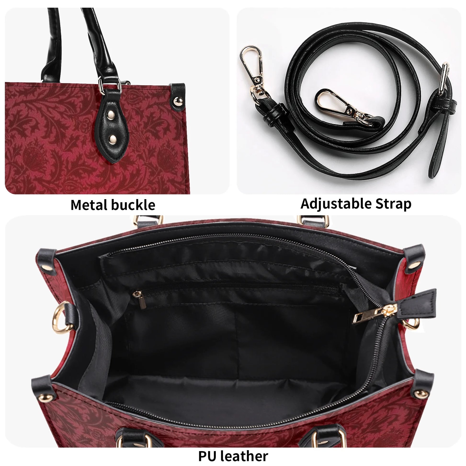 Luxury Women PU Leather Handbag