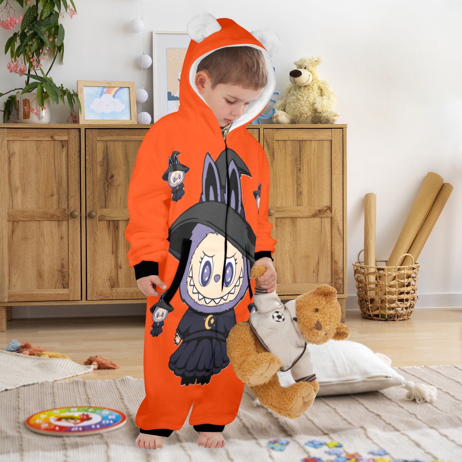 KSC's Halloween Exclusive Little Kids Unisex Onesie Labubu Witch