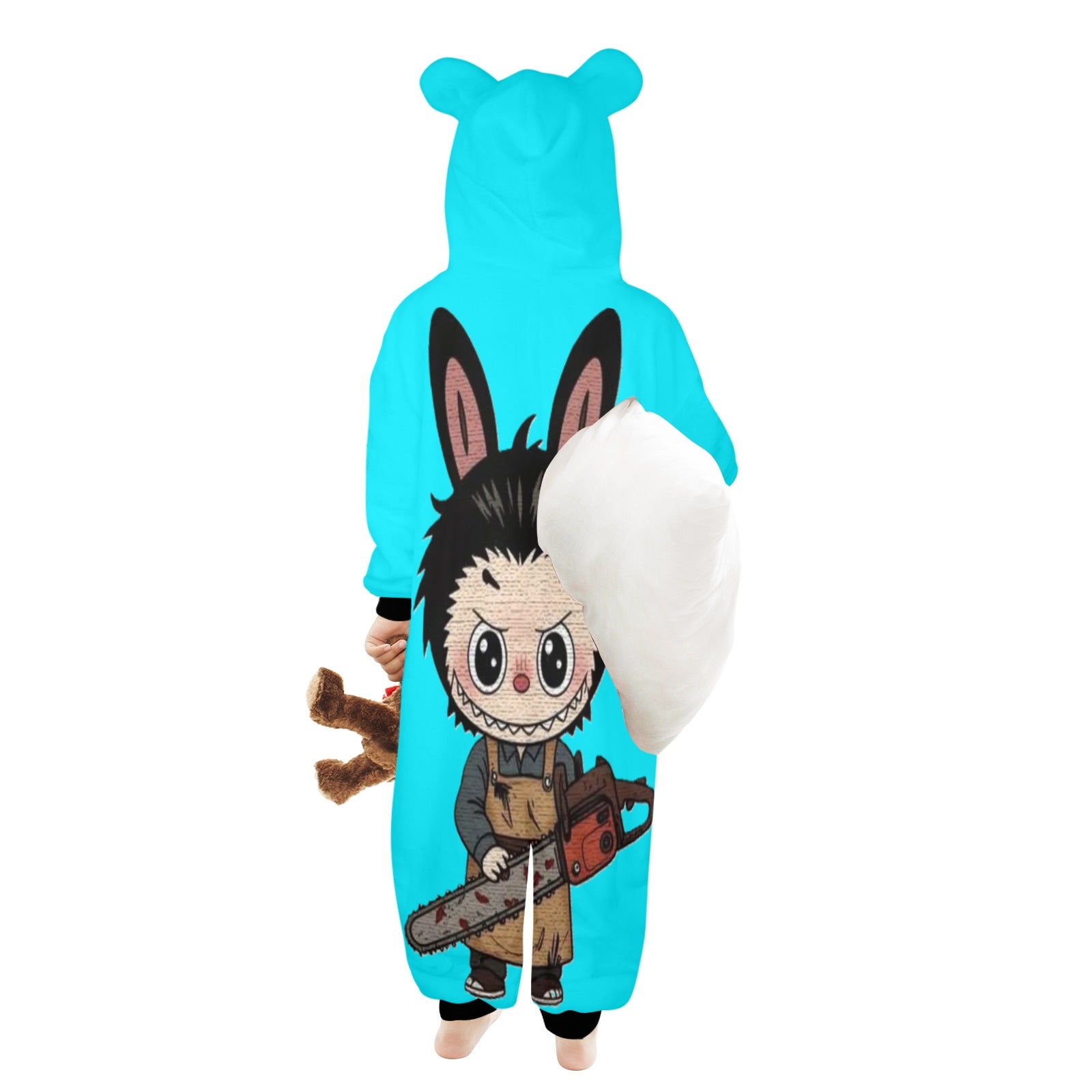 KSC's Halloween Exclusive Little Kids Unisex Onesie Labubu Chainsaw