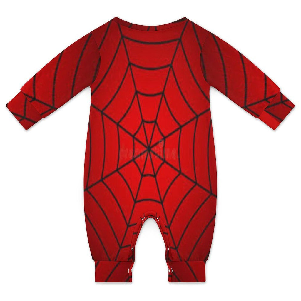 Spiderman Labubu Onesie Romper Long Sleeve with Hat
