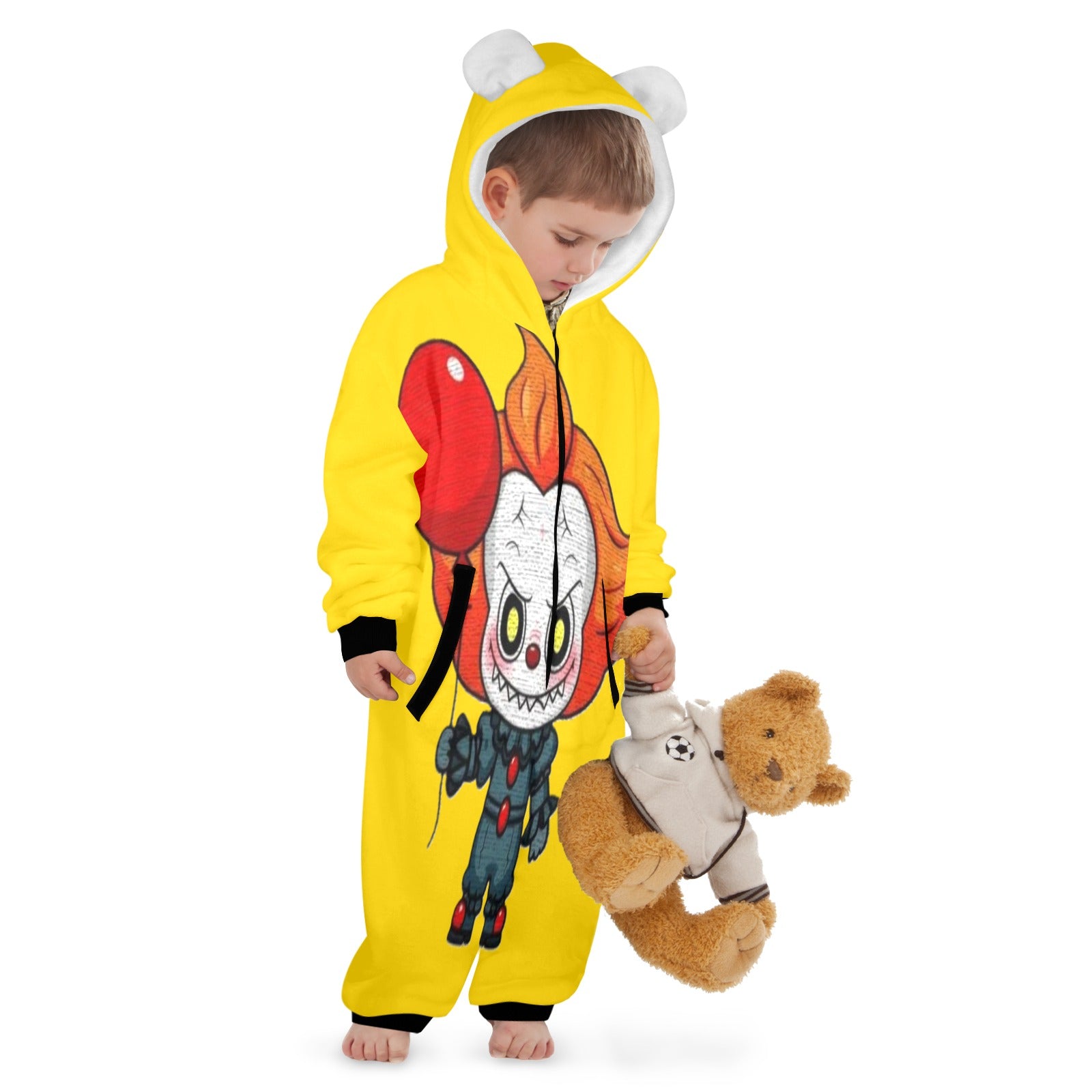 KSC's Exclusive Halloween Penny Clown Labubu Little Kid Unisex Onesie 2 to 7 years old