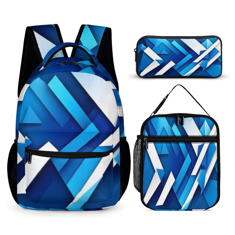 BACK TO SCHOOL BUNDLES -3PC Back To School Set - KSC's Custom Designs Back To School Sets - Backpacks, Three piece set combination Backpacks, Lunch Box, Pencil Bag/Organizer