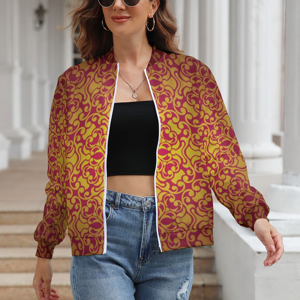 Women's Long Sleeve Zipper Jacket (10 Options) - KSC's Limited Edition Designer Collections