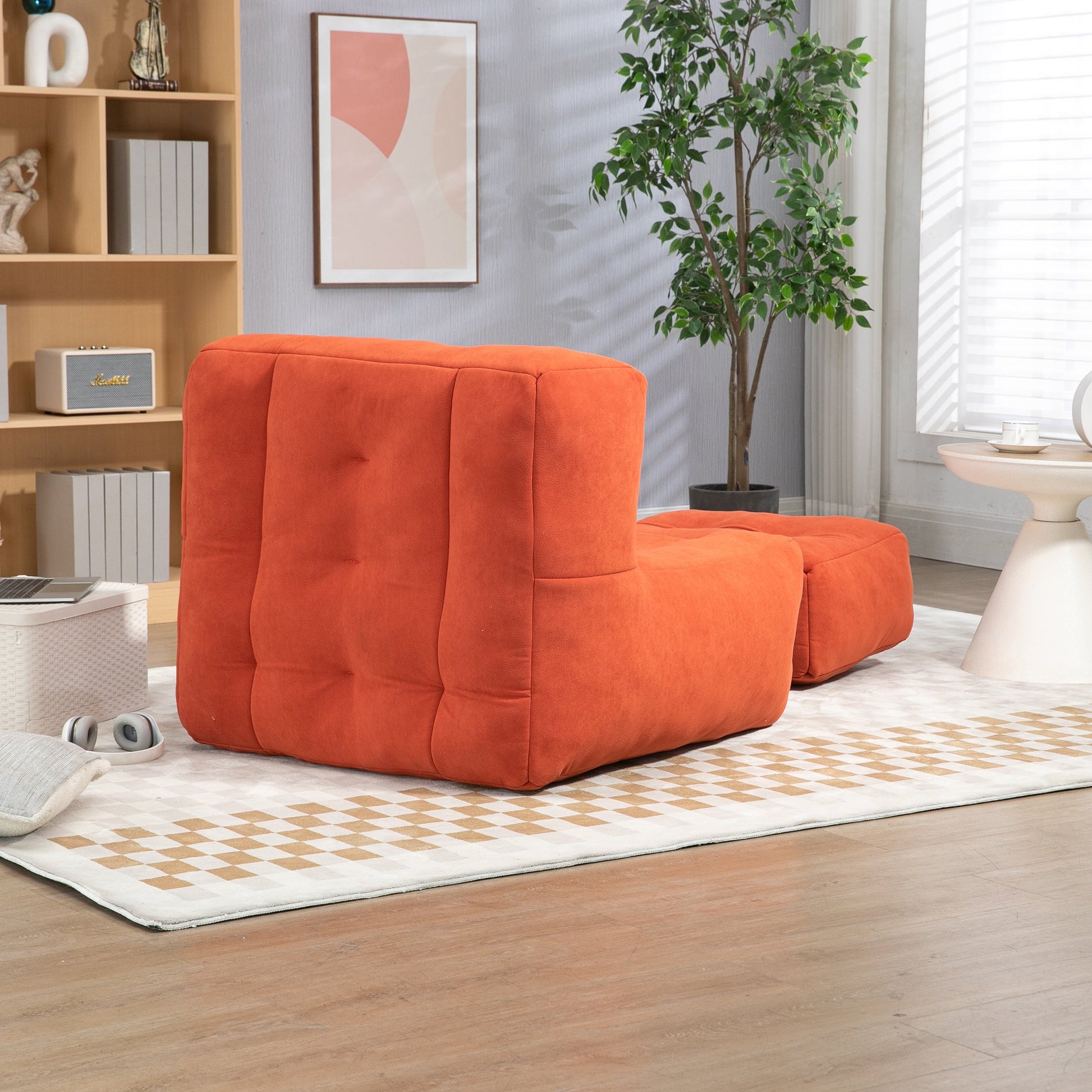 Fluffy bean bag chair, comfortable bean bag for adults and children,