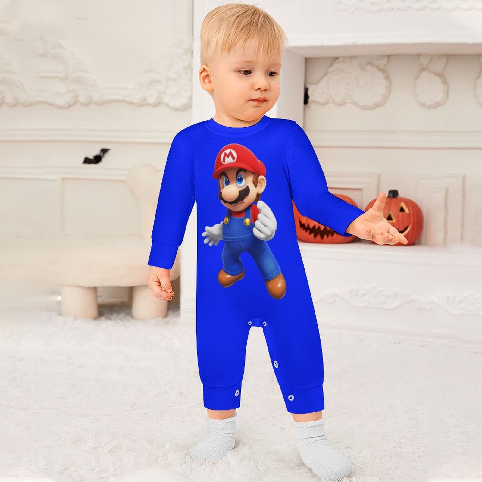 Mario -Baby Long Sleeve Onesie Set
