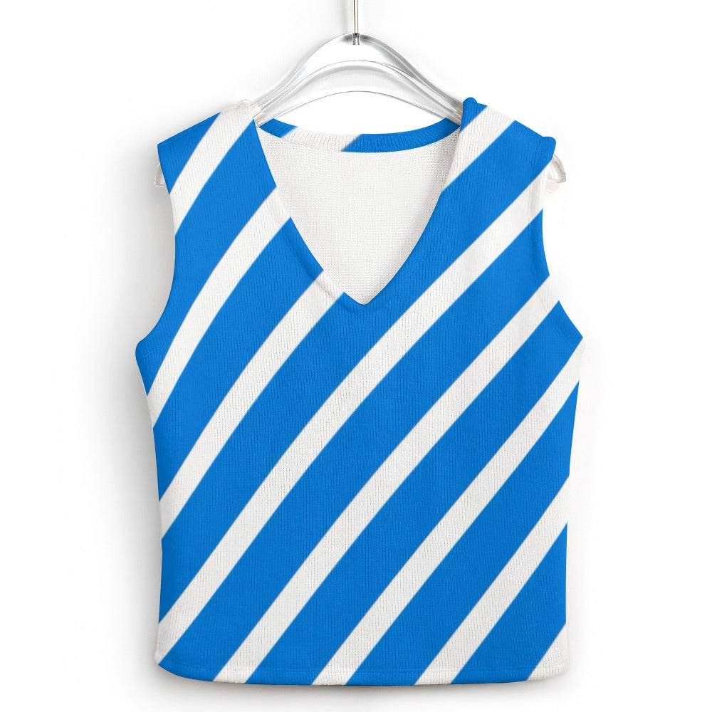 KSC's Custom Designs Women's Long Sleeve Button Knit Vest - 10 OPTIONS INSIDE